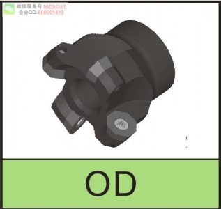 進口OD八角機夾式快進給銑刀盤裝ODMT060508八角刀片