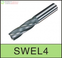 SWER4刃螺旋焊刃式超微粒鎢鋼粗銑刀