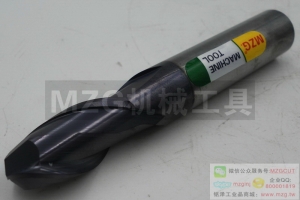 切削HRC50硬度兩刃涂層鎢鋼球頭立銑刀