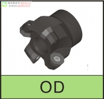 進口OD八角機夾式快進給銑刀盤裝ODMT060508八角刀片