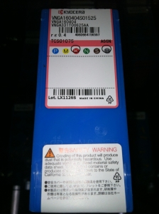 新品限量瘋搶VNGA160404S01525 A66N京瓷純陶瓷刀片硬料加工用