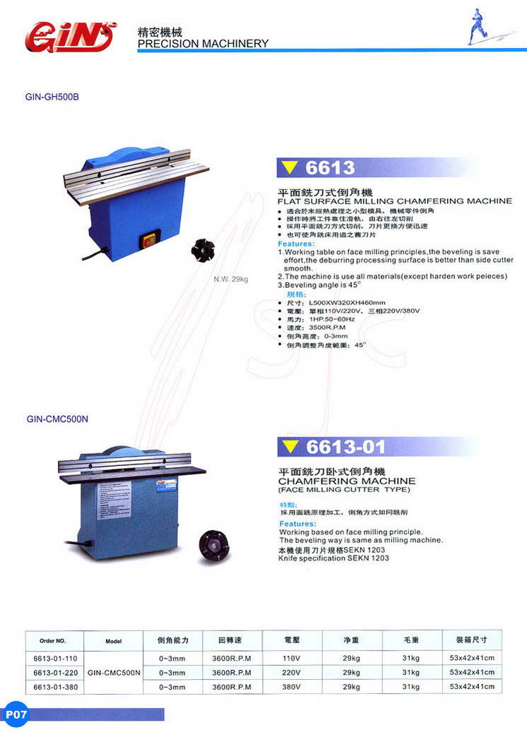 6613 GIN-GH500Bƽ㊵ʽǙC(j),6613-01 GIN-CMC500Nƽ㊵PʽǙC(j)